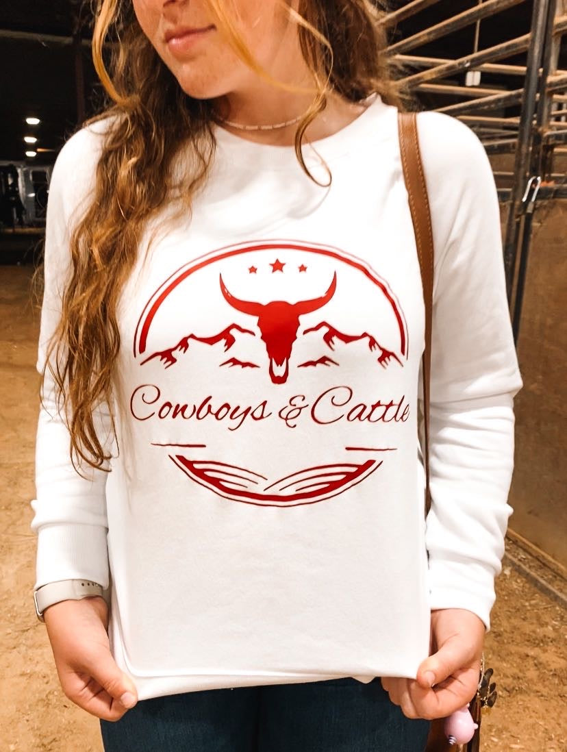 Cowboys & Cattle Pullover