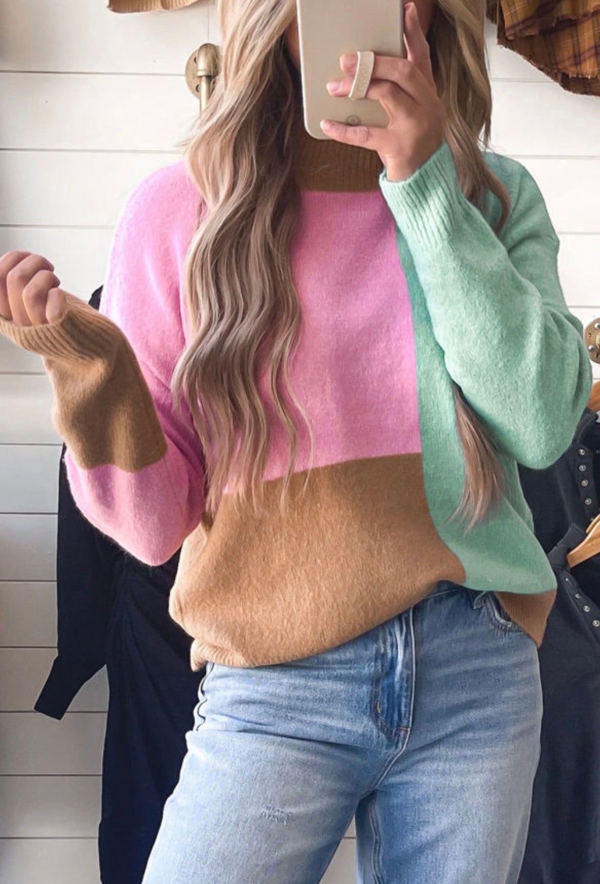 Pastel Colorblock Sweater