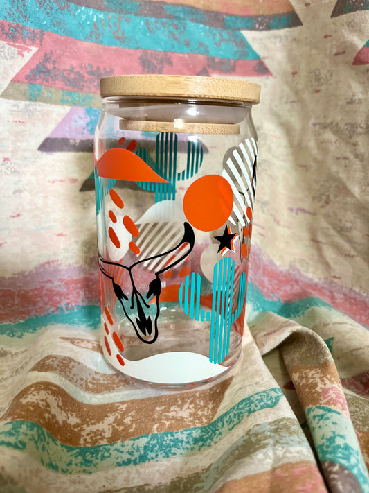 Desert Vibez Glass Cup