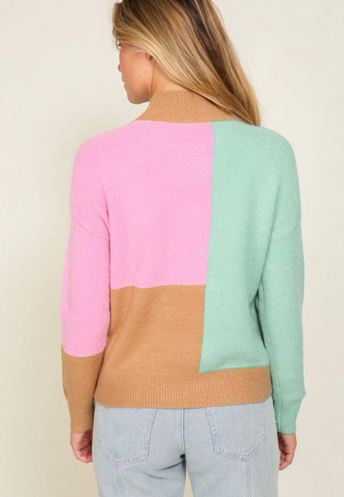 Pastel Colorblock Sweater