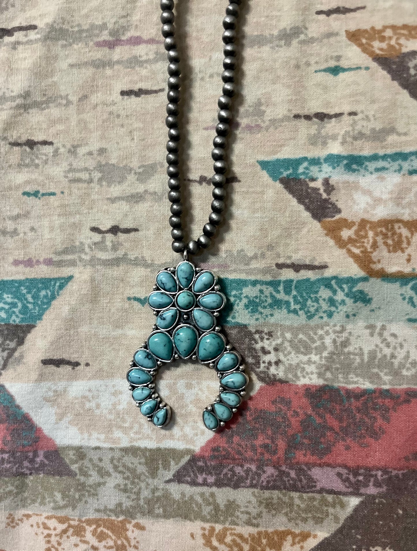 Squash Blossom “Navajo” Inspired Necklace