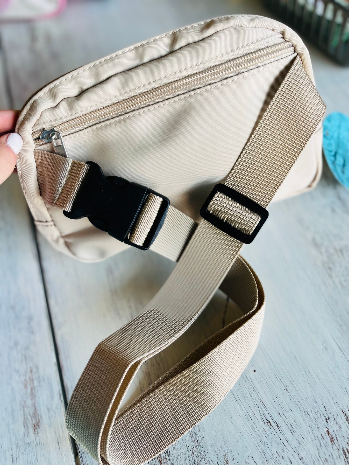 Tan Crossbody Fanny Pack!