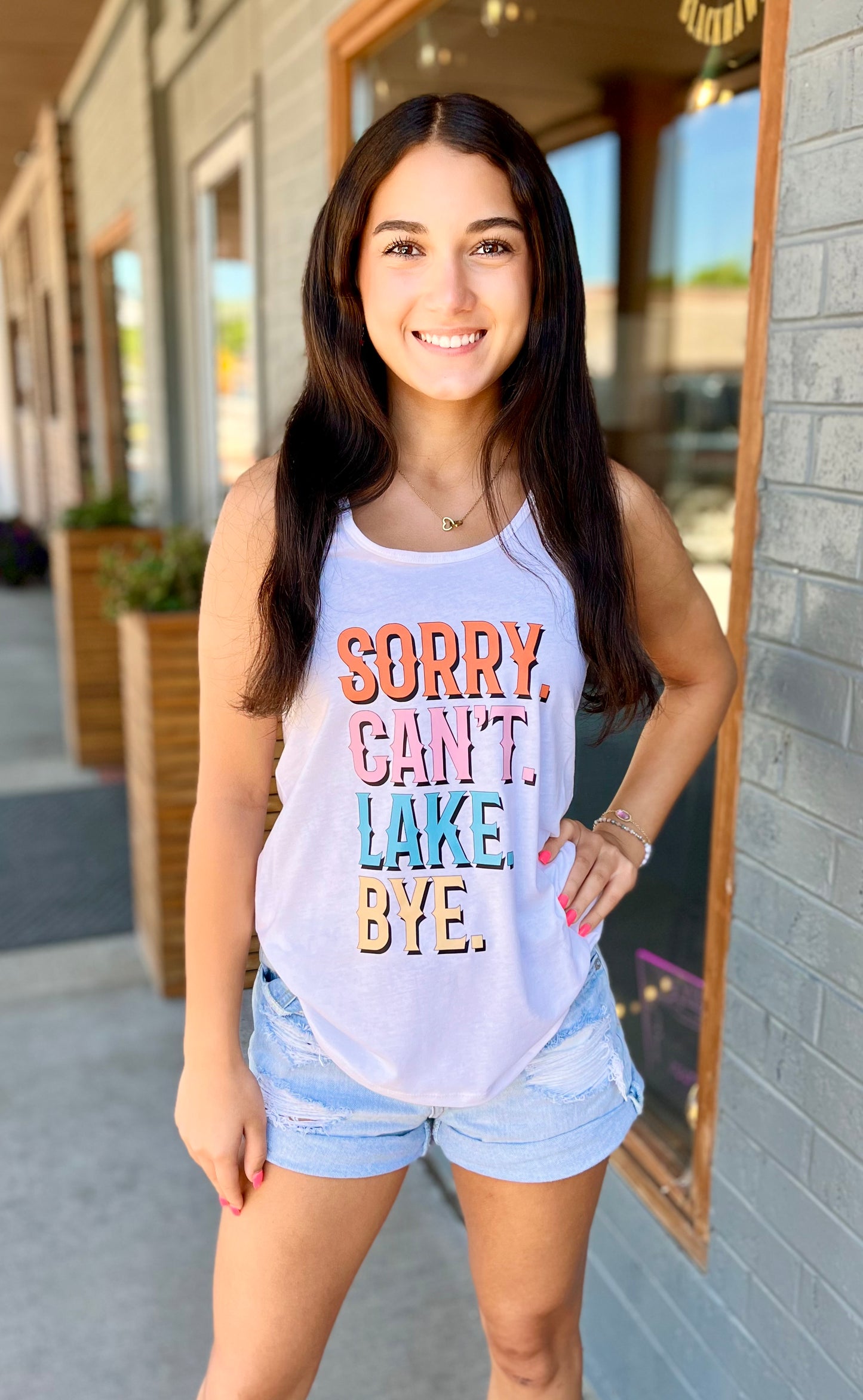 Can’t. Lake. Bye. Tank Top