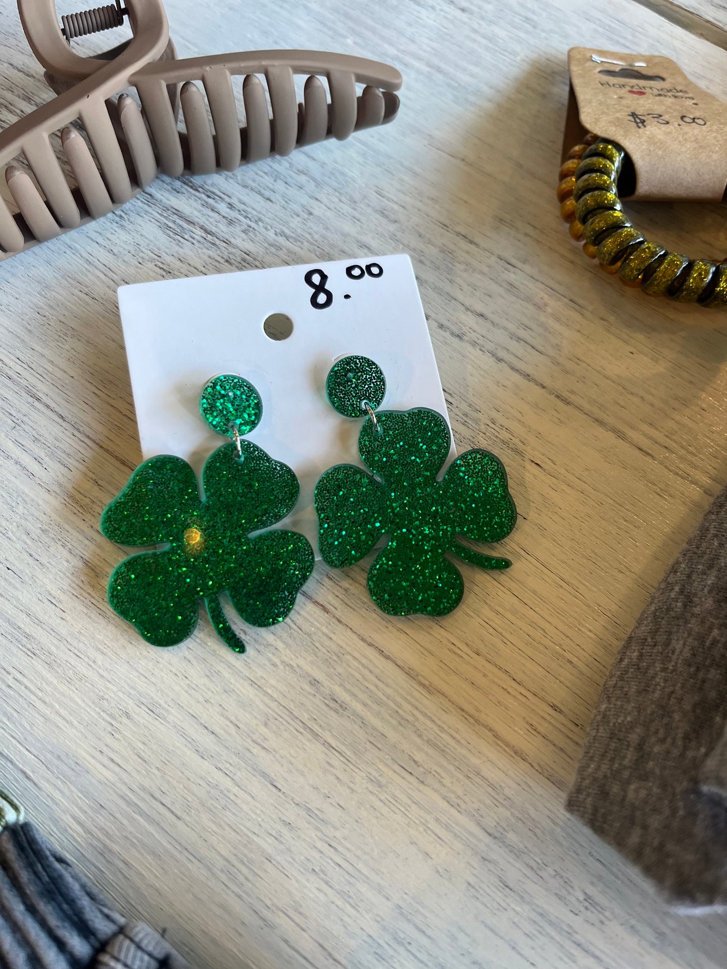 St Pattys Lucky Earrings